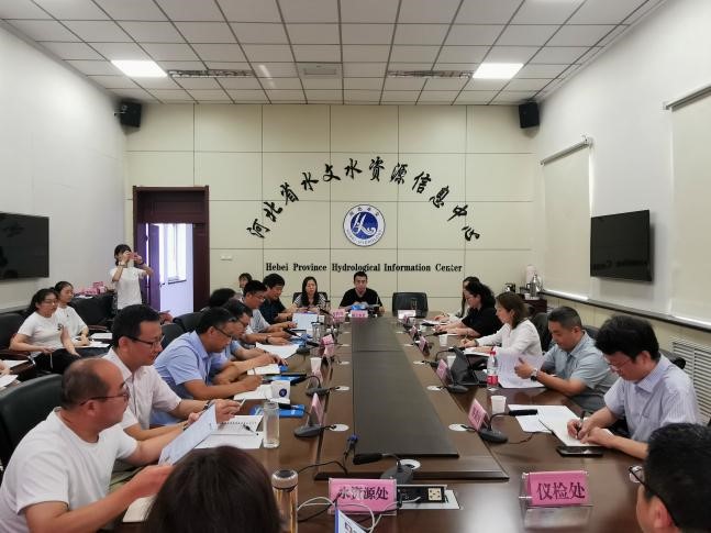 我院暑期实践团赴河北省水文勘测研究中心交流