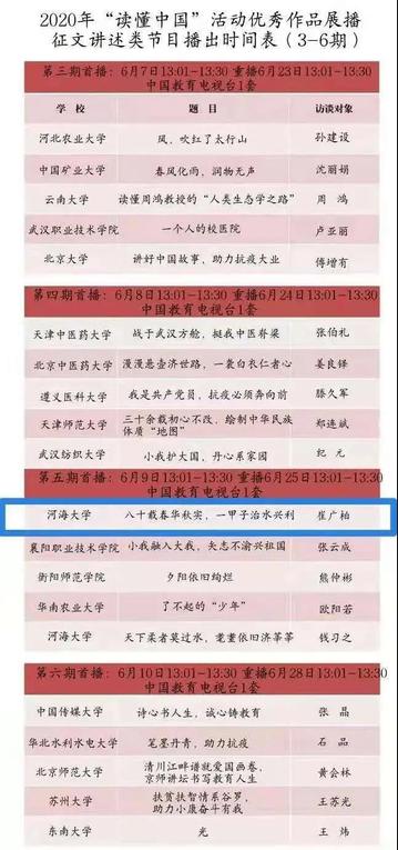 我院“读懂中国”征文活动获奖作品将在中国教育电视台1套进行展...