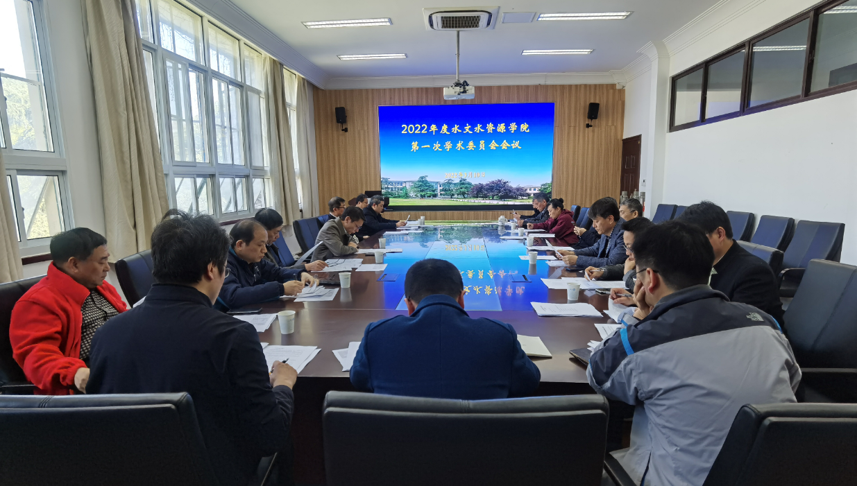 院学术委员会召开2022年度第一次会议