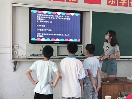 人文关怀入乡村，科普环保校园行——记2018水文水资源学院暑期社会...