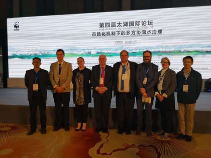 河海大学与澳大利亚卓越水资源研究中心主要参会人员合影