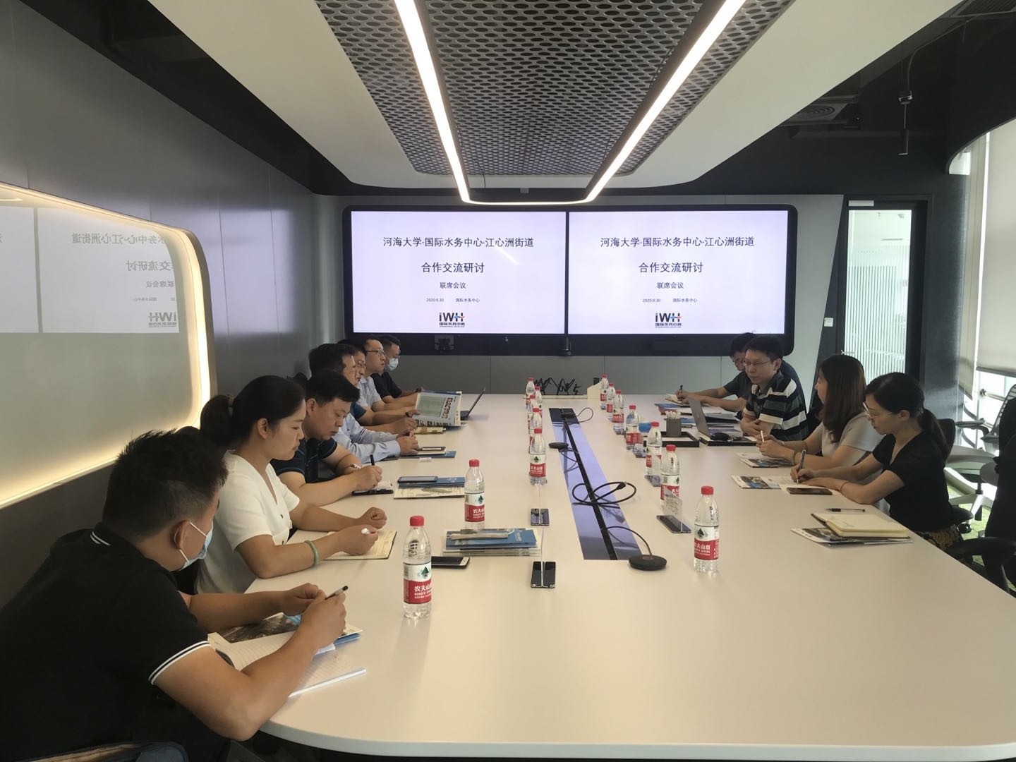 我院赴江心洲国际水务中心开展合作交流调研
